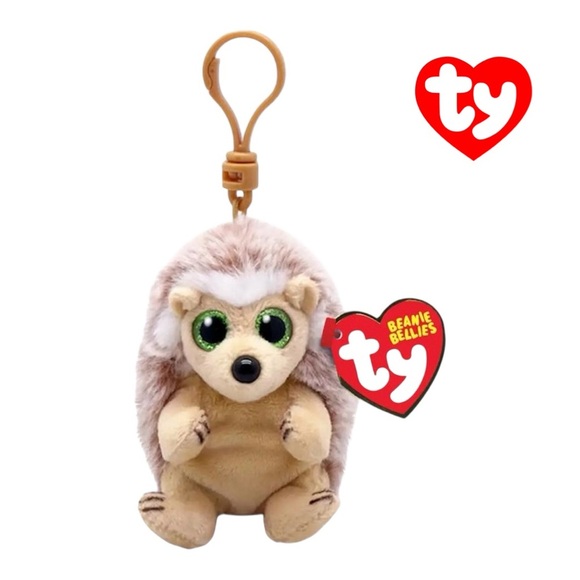 Ty Other - Ty Plush Hedgehog “Bumper” Bag Charm Key Chain NWT